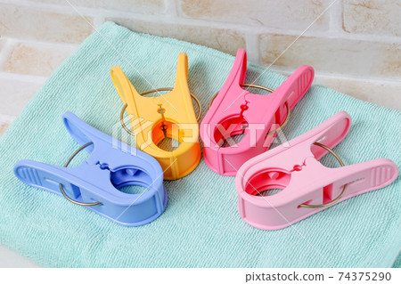 Daily necessities, clothespins, daily life, daily necessities, daily necessities, clothespins, daily life, housework, towels, lifestyle 74375290