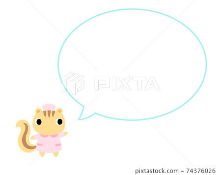 Nurse squirrel with balloon 1 Nurse squirrel with balloon 1 74376026