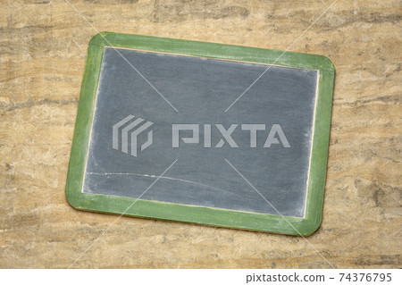 blank vintage slate blackboard 74376795