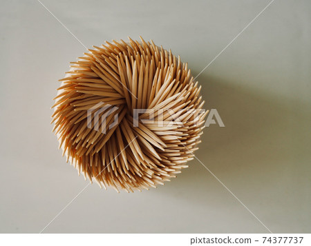 Toothpick background made of wood Toothpick background made of wood 74377737