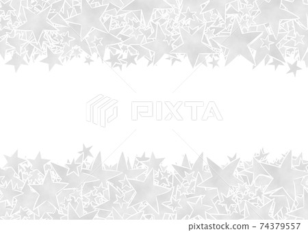 填充星_★__灰色_邊_平行_水平 填充星_★__灰色_邊_平行_水平 74379557
