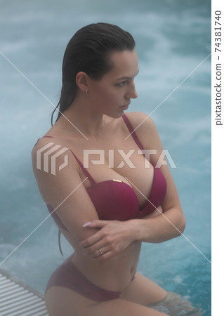 Sensual female in hot pool Sensual female in hot pool 74381740