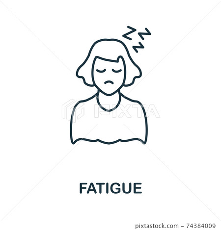 Fatigue icon. Simple illustration from coronavirus collection. Creative Fatigue icon for web design, templates, infographics and more Fatigue icon. Simple illustration from coronavirus collection. Creative Fatigue icon for web design, templates, infographics and more 74384009
