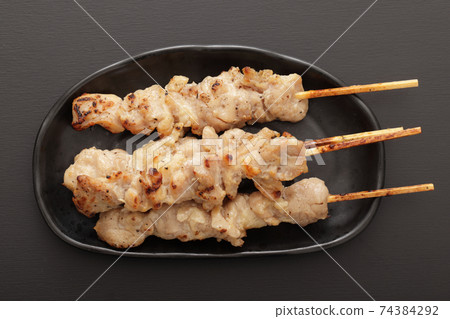 Charcoal grilled chicken peach 74384292