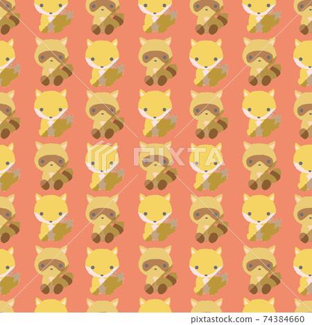 Fox and raccoon dog Fox and raccoon dog 74384660