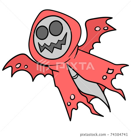 angel of death doodle cartoon - Stock Illustration [74384741] - PIXTA