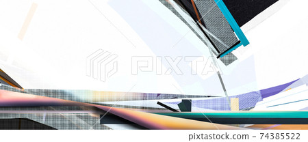 Abstract colorful oil painting on canvas texture. Hand drawn brush stroke, oil color paintings background. Modern art oil paintings with yellow, red color. Abstract contemporary art for background 74385522