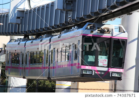 Shonan Monorail 5000 series pink line Shonan Monorail 5000 series pink line 74387671