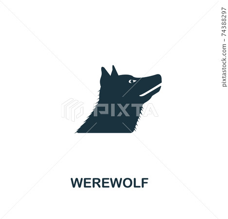 Werewolf icon. Premium style design from halloween icon collection. UI and UX. Pixel perfect werewolf icon. For web design, apps, software, print usage. Werewolf icon. Premium style design from halloween icon collection. UI and UX. Pixel perfect werewolf icon. For web design, apps, software, print usage. 74388297