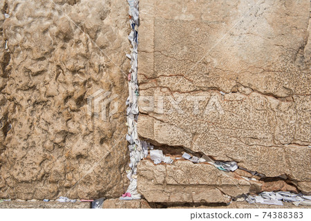 Placing notes, Western wall, Jerusalem Placing notes, Western wall, Jerusalem 74388383