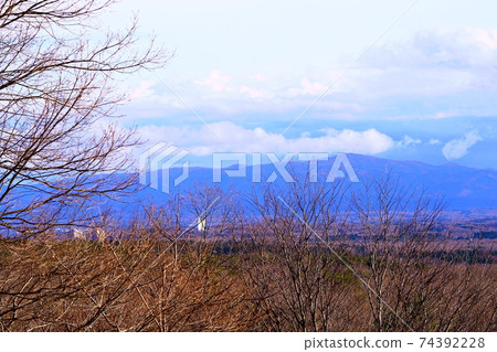 Facial expression of snow in Nasu Highlands Facial expression of snow in Nasu Highlands 74392228