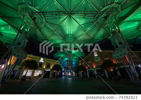 [Singapore landscape] Clarke Quay has disappeared due to the epidemic of the new coronavirus 74392821