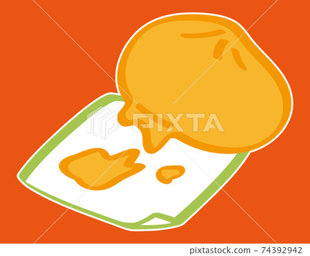 Pizza manga sticks to paper (with white border) Pizza manga sticks to paper (with white border) 74392942