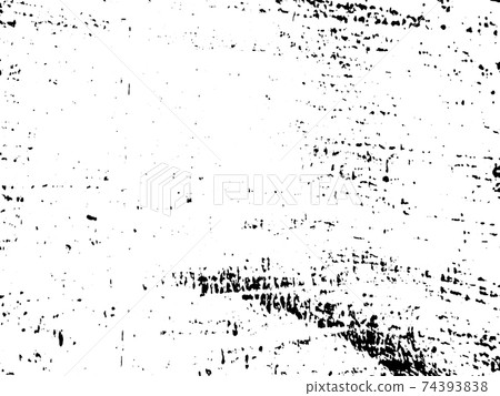 Black and white grunge. Distress overlay texture. Abstract surface dust and rough dirty wall background concept.  Distress illustration simply place over object to create grunge effect. Vector EPS10. 74393838