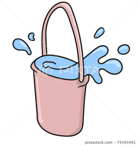 a bucket of water a bucket of water 74393991