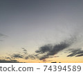 From sunset to night sky 74394589
