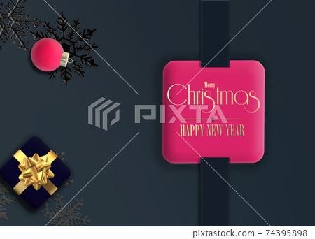 Christmas holiday card Christmas holiday card 74395898
