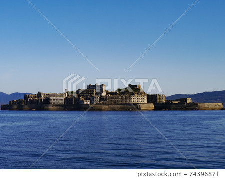 長崎藍天下的世界遺產：整個軍官島（羽島） 74396871