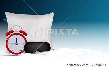 Good Night Abstract Background with Funny... - Stock Illustration ...