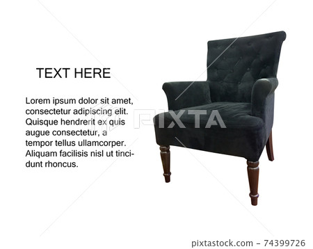 Armchair modern it comfortable chair. 74399726