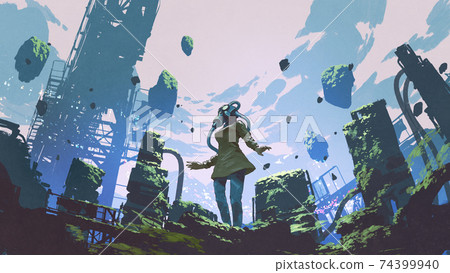 explore an abandoned world explore an abandoned world 74399940