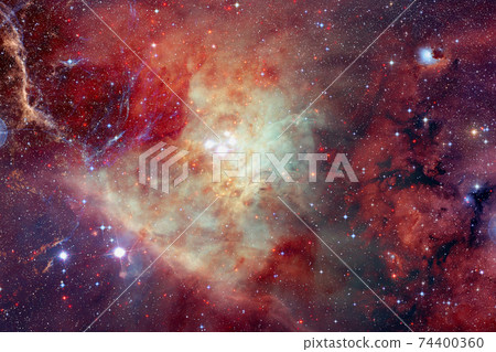 Beautiful cosmos. Science fiction. Elements of this image furnished by NASA 74400360