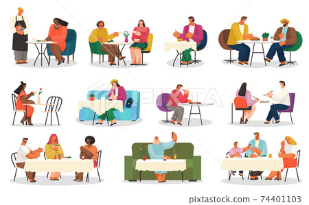 clipart eating out