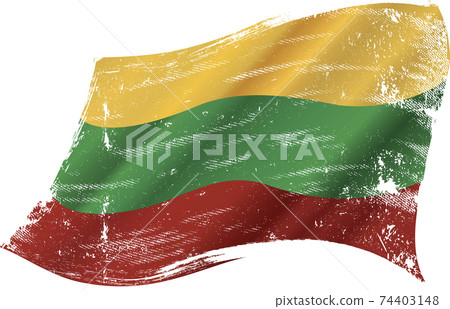 Lithuania waving flag 74403148