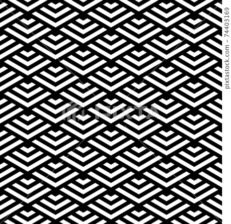 Abstract seamless geometric pattern and texture. 74403169