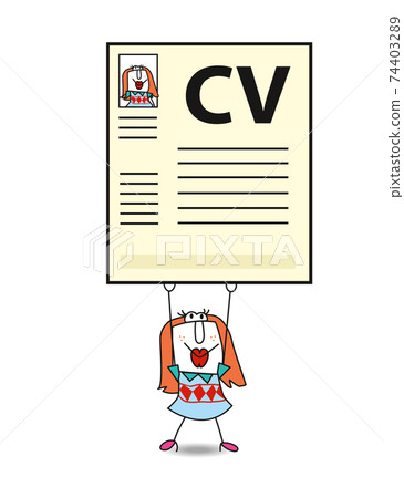 Diana is looking for a job 74403289