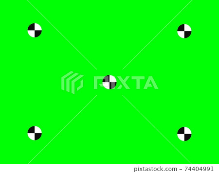 Green screen camera background. Video chroma key with monochrome circles viewfinder digital zoom. Green screen camera background. Video chroma key with monochrome circles viewfinder digital zoom. 74404991