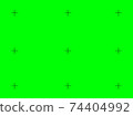 Green screen camera with focus crosses background. Video chroma key with black sights digital zoom. 74404992