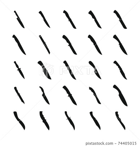 Collection of army knives 74405015