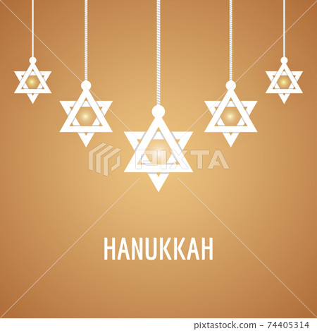 Vector illustration of Happy Hanukkah Vector illustration of Happy Hanukkah 74405314