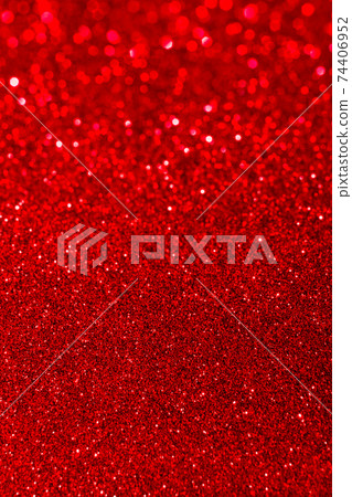 Abstract red blurred glitter lights background 74406952