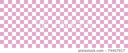 Pink & White Chequerboard Square Pattern Wallpaper