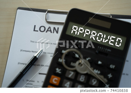 LOAN Business and finance Business loan agreement real estate, home loan and investments 74410838
