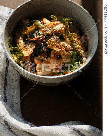 Korean traditional food kimchi 74411290