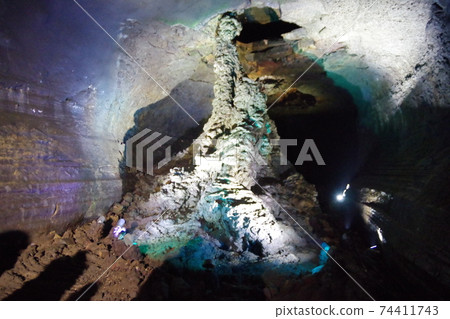 Jeju Island, South Korea World Heritage Manjanggul Cave 74411743