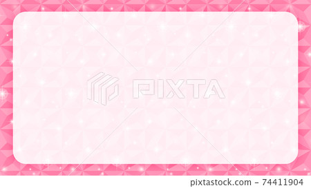 閃閃發光的背景基本文本空間與粉紅色的瓷磚 74411904