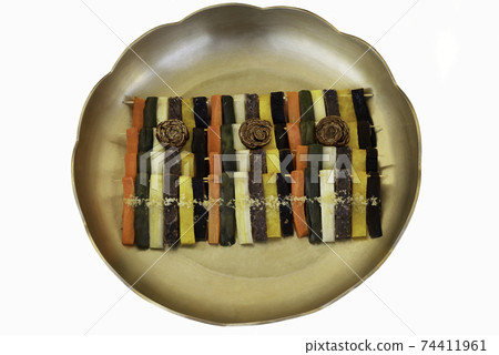 Korean traditional food bandit skewers 74411961