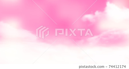 天空雲彩風景背景 74412174