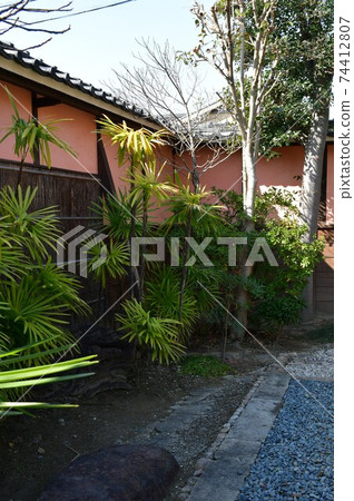 Handa Canal neighborhood in winter, former Nakano Hanroku Residence, warehouse town 74412807