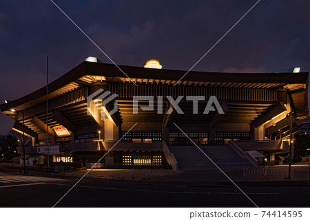 Nippon Budokan evening view 74414595