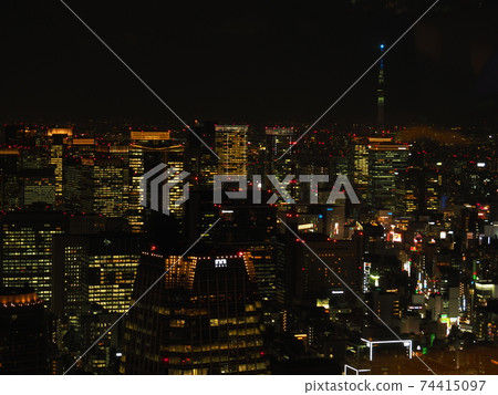 Tokyo Tower Observatory Night View 74415097
