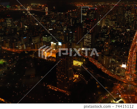 Tokyo Tower Observatory Night View 74415112