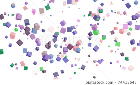 CG cube, many rolling cubes CG cube, many rolling cubes 74415645