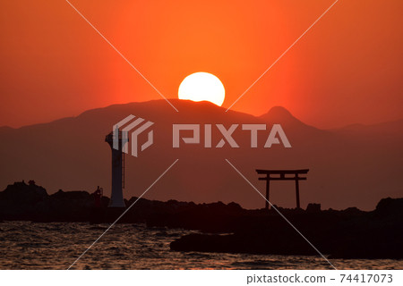 夕陽 74417073