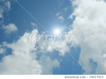 Cloudy sky background Cloudy sky background 74417453