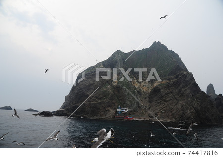 Dokdo, travel, own land, island, East Sea, Seonginbong Dokdo, travel, own land, island, East Sea, Seonginbong 74417816